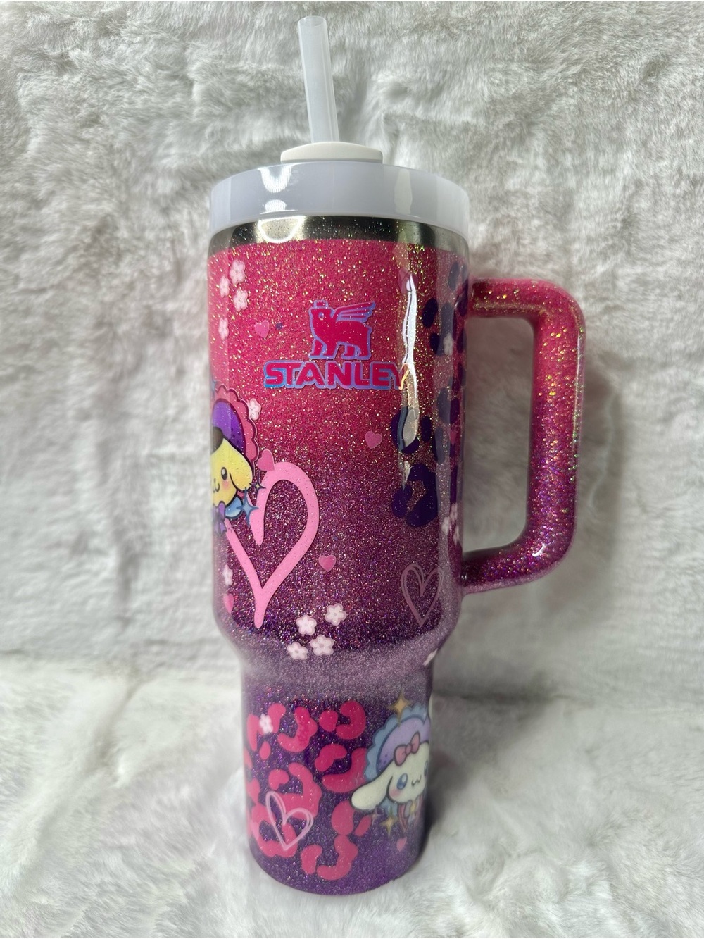 Sanrio Leopard Custom Stanley 40oz Tumbler